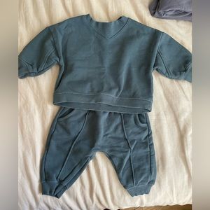 Zara infant sweatshirt set 3-6mo